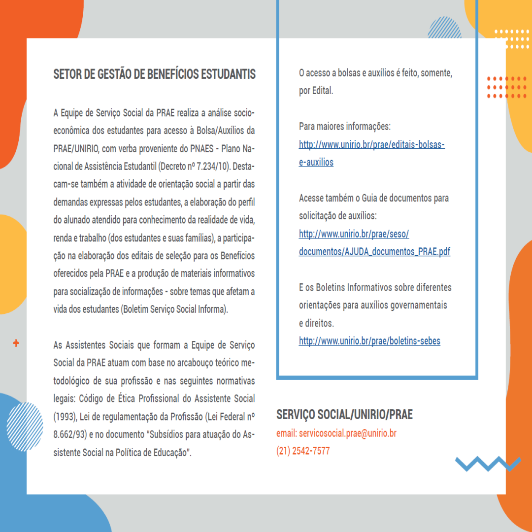 Setor de Gestão de Benefícios Estudantis