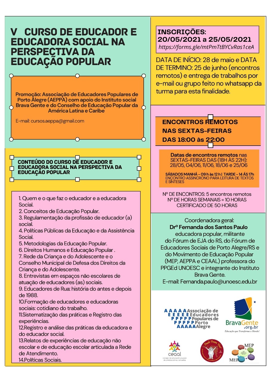 V Curso de Educador
