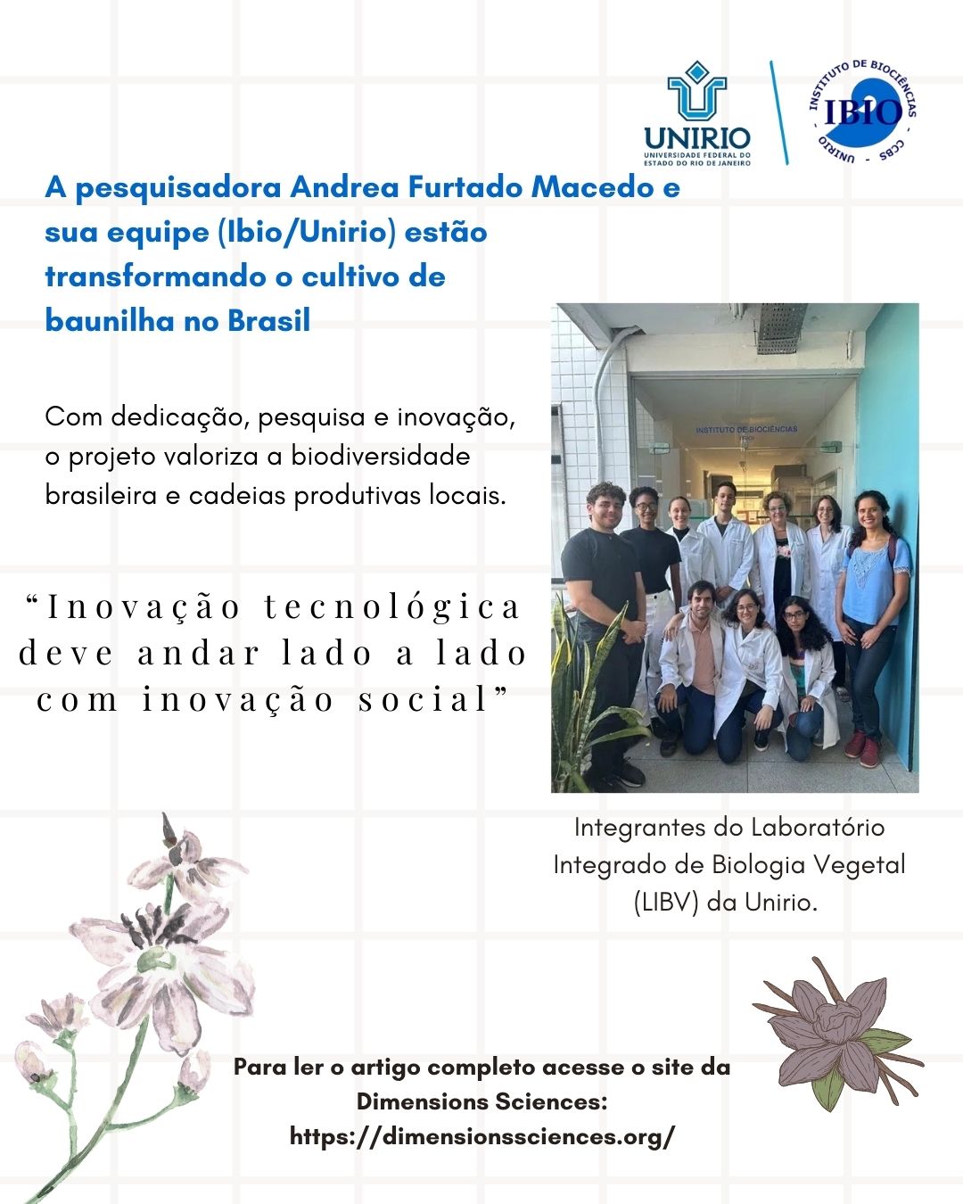 Trajetória de Sucesso em Ciência e Inovação com Baunilhas Brasileiras