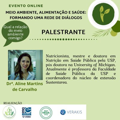 Evento 6 de outubro de 2020 - Palestrante Aline Martins