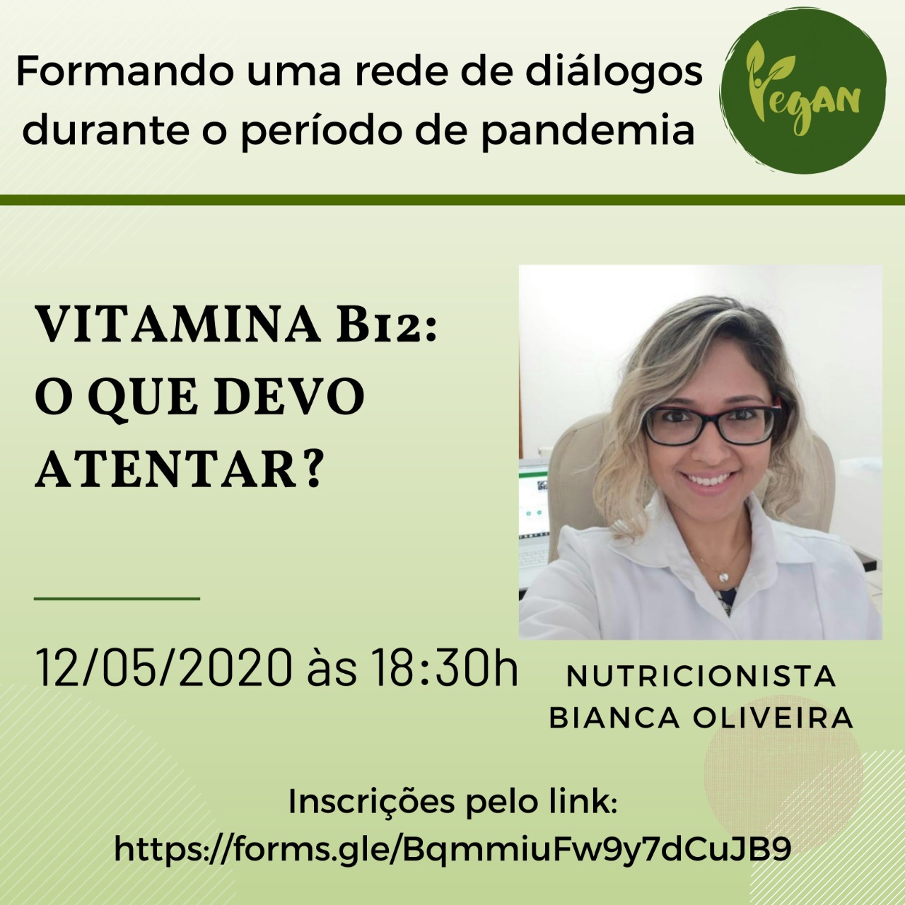 Evento Vegan 12 de maio de 2020