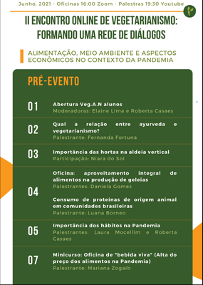 Evento Pré 1 a 7 de junho de 2021