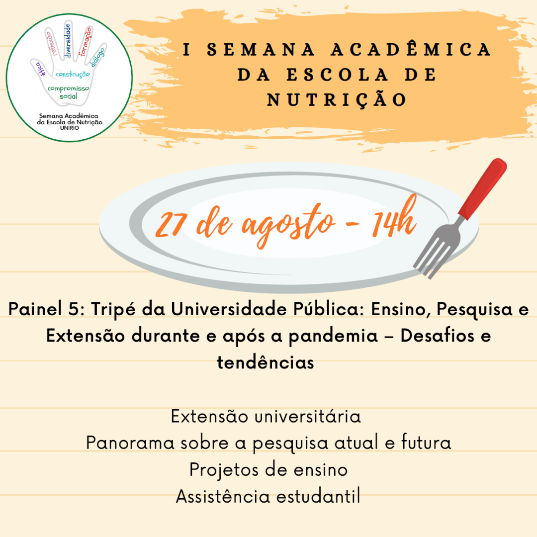 Evento I Semana Acadêmica EN Painel 5 dia 27 de Agosto de 2021 - 14h
