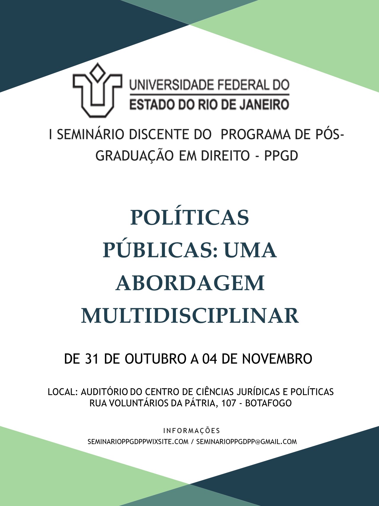 I Seminário Discente - 2016