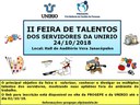 Inscrições para a II Feira de Talentos dos Servidores da UNIRIO até o dia 2 de outubro Inscrições para a II Feira de Talentos dos Servidores da UNIRIO até o dia 2 de outubro