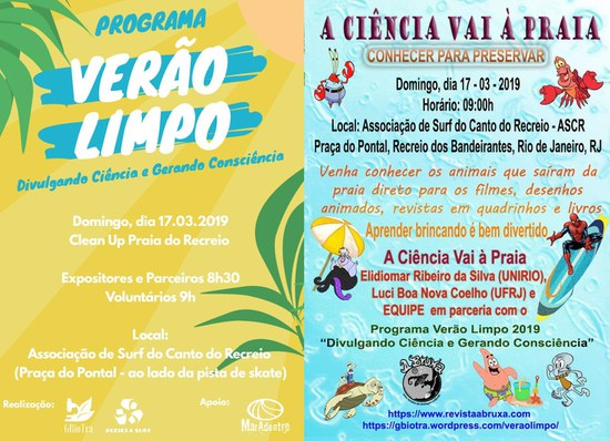 Verão Limpo e ciência vai à praia Verão Limpo e ciência vai à praia
