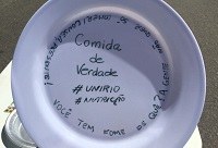 Docentes e alunos da Escola de Nutrição participam de ato em defesa do Conselho Nacional de Segurança Alimentar e Nutricional