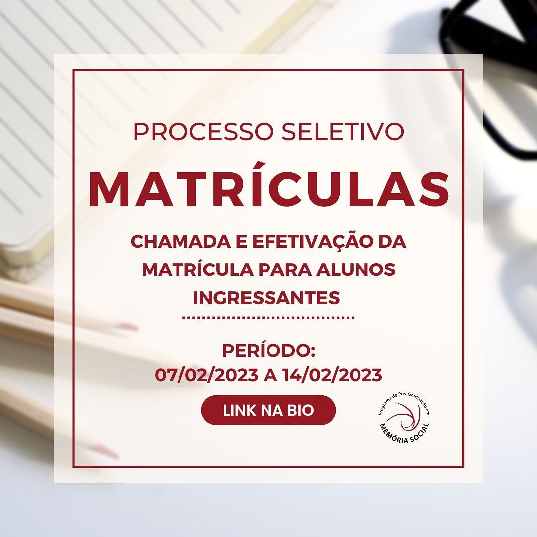 Matrículas 2023