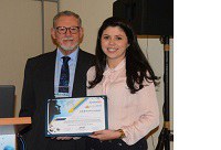 Aluna do PPGAN recebe prêmio em Congresso Nacional na área da Nutrição