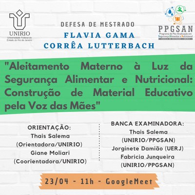 Defesa mestrado Flavia Gama Defesa mestrado Flavia Gama