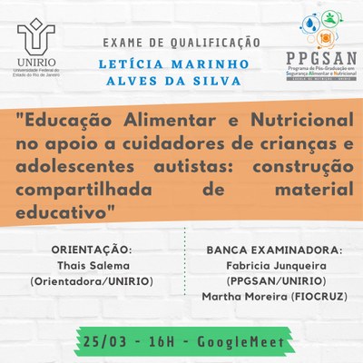 Qualificação Leticia Marinho Qualificação Leticia Marinho