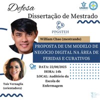 Defesa de produto do mestrando William Santos Chao