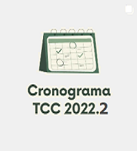 Cronograma TCCII 2022.2