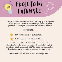 Projeto de Extensão AGAN