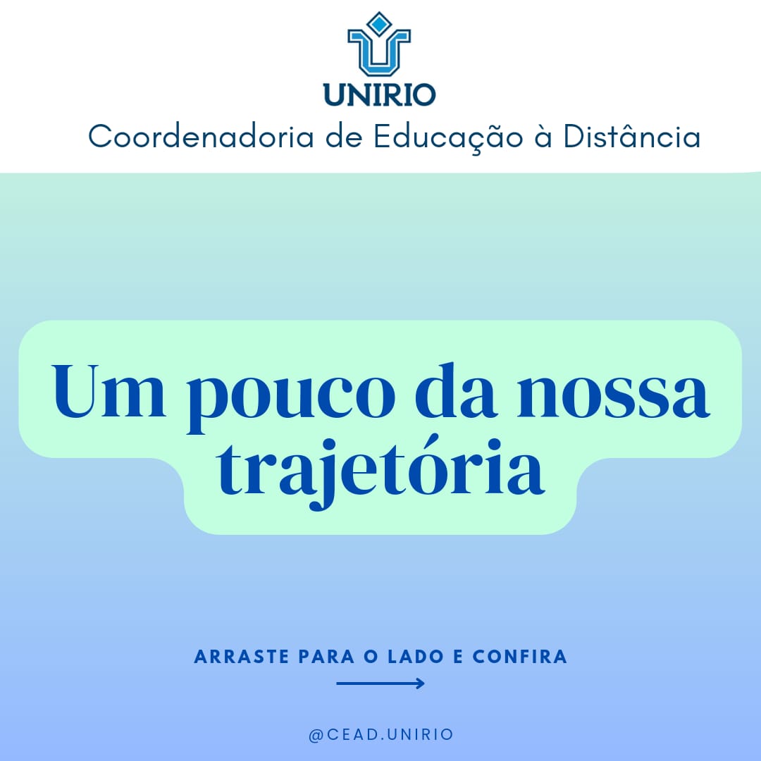 1 - Um pouco da nossa trajetória