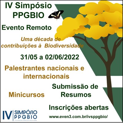 IV Simpósio PPGBio