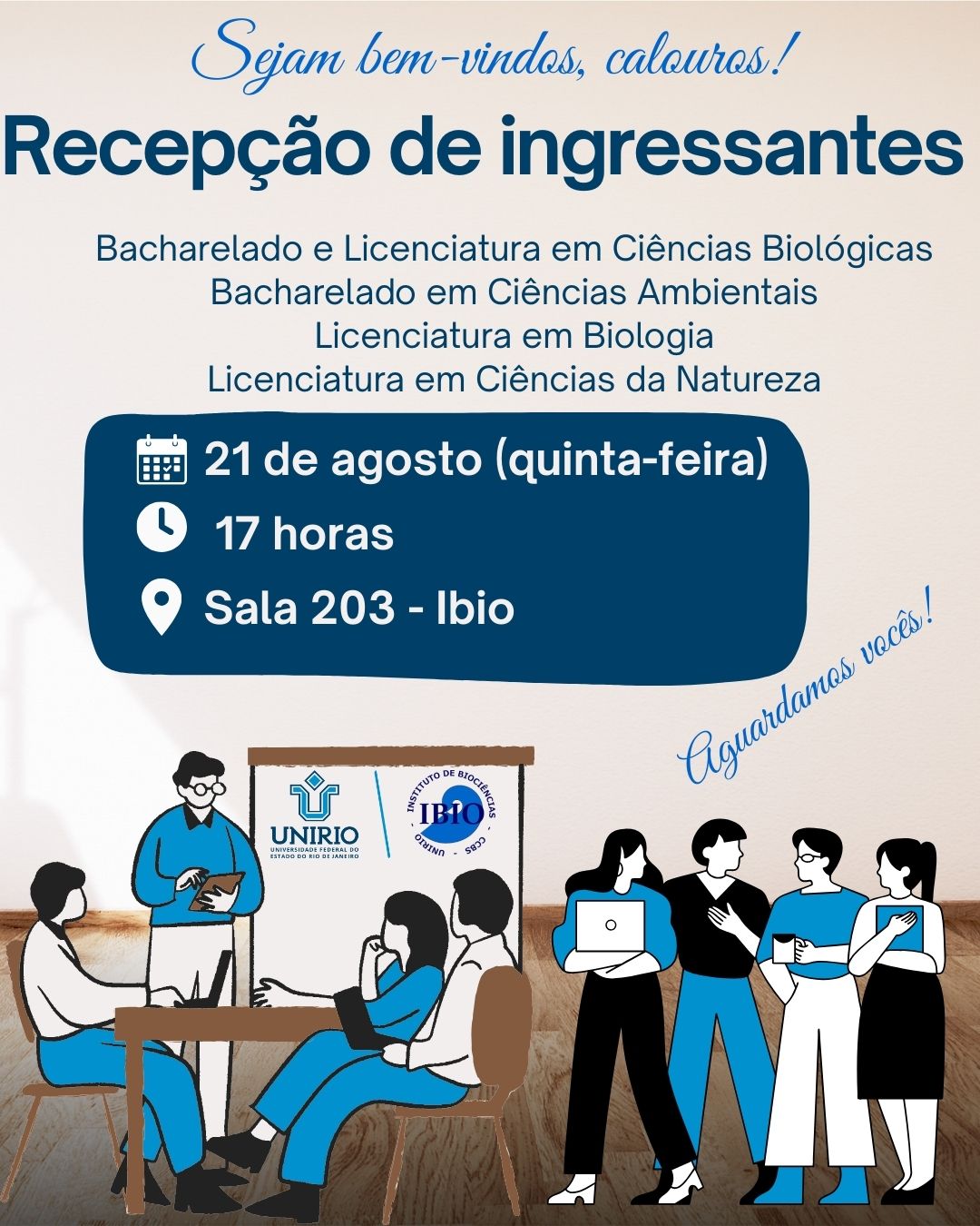 Recepção de ingressantes 2025.2