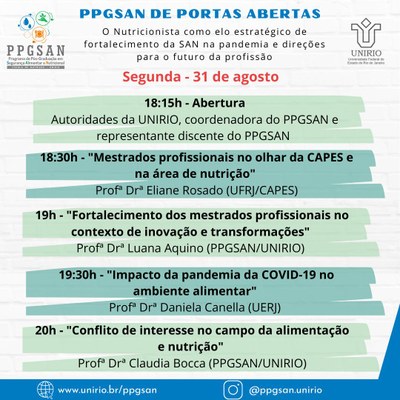 PPGSAN Evento Nutricionista 2