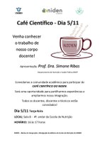 Niden - Café Científico  dia 5/11