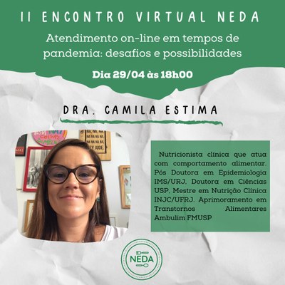 NEDA II - Atendimento on-line em tempos de Pandemia