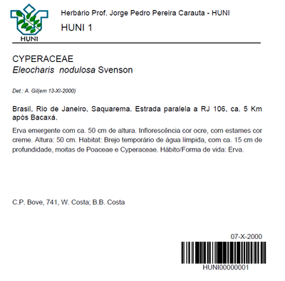 Etiqueta JABOT - HUNI 1