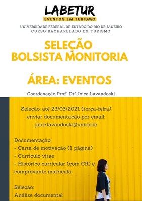 Monitoria Eventos