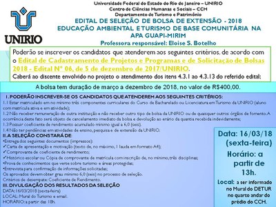 Projeto Educação Ambiental e Turismo - Eloise