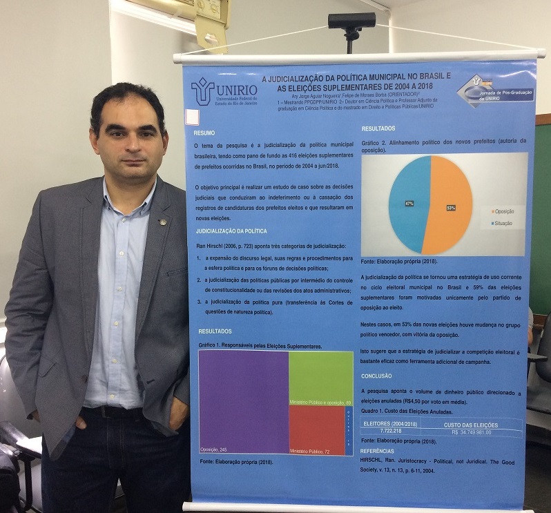 Ary Nogueira mapeou 416 eleições municipais suplementares para investigar a judicialização da política no Brasil (Foto: Comso)