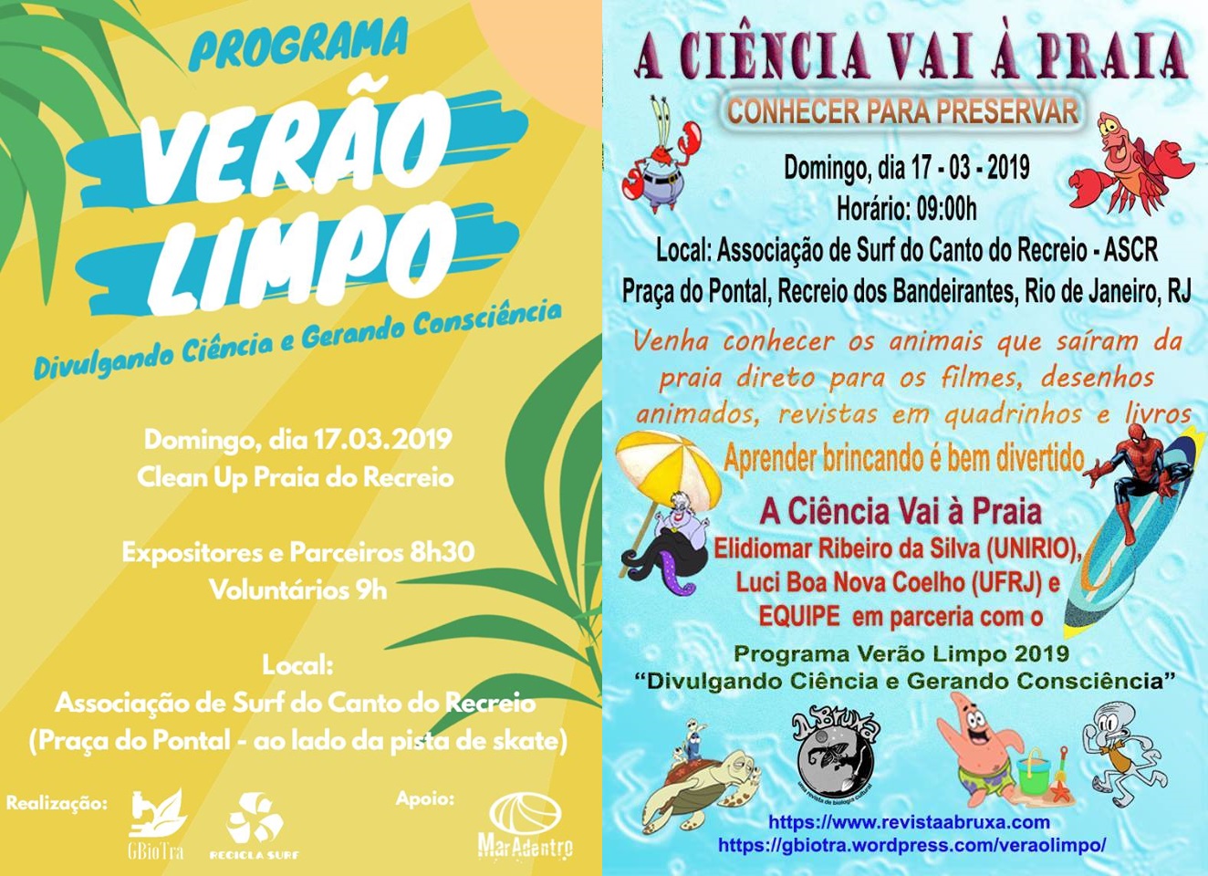 Verão Limpo e ciência vai à praia