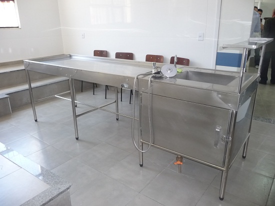 Uma das salas utilizadas para os estudos da anatomia humana