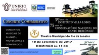 Concerto Comemorativo 50 anos do IVL no Theatro Municipal do Rio de Janeiro