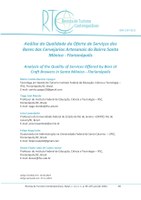 Vista do Análise da Qualidade da Oferta de Serviços dos Bares das Cervejarias Artesanais do Bairro Santa Mônica - Florianópolis
