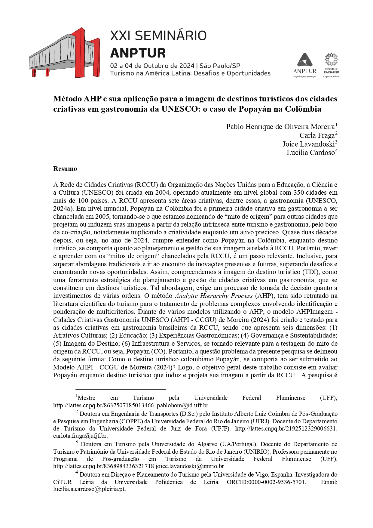 Método AHP e sua aplicação