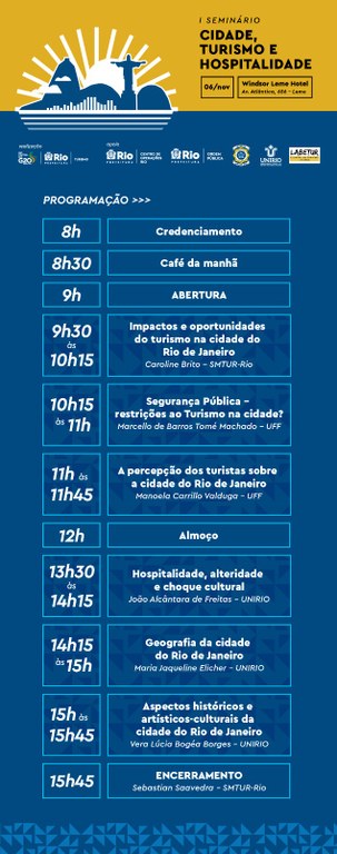 I Seminário Cidade, Turismo e Hospitalidade