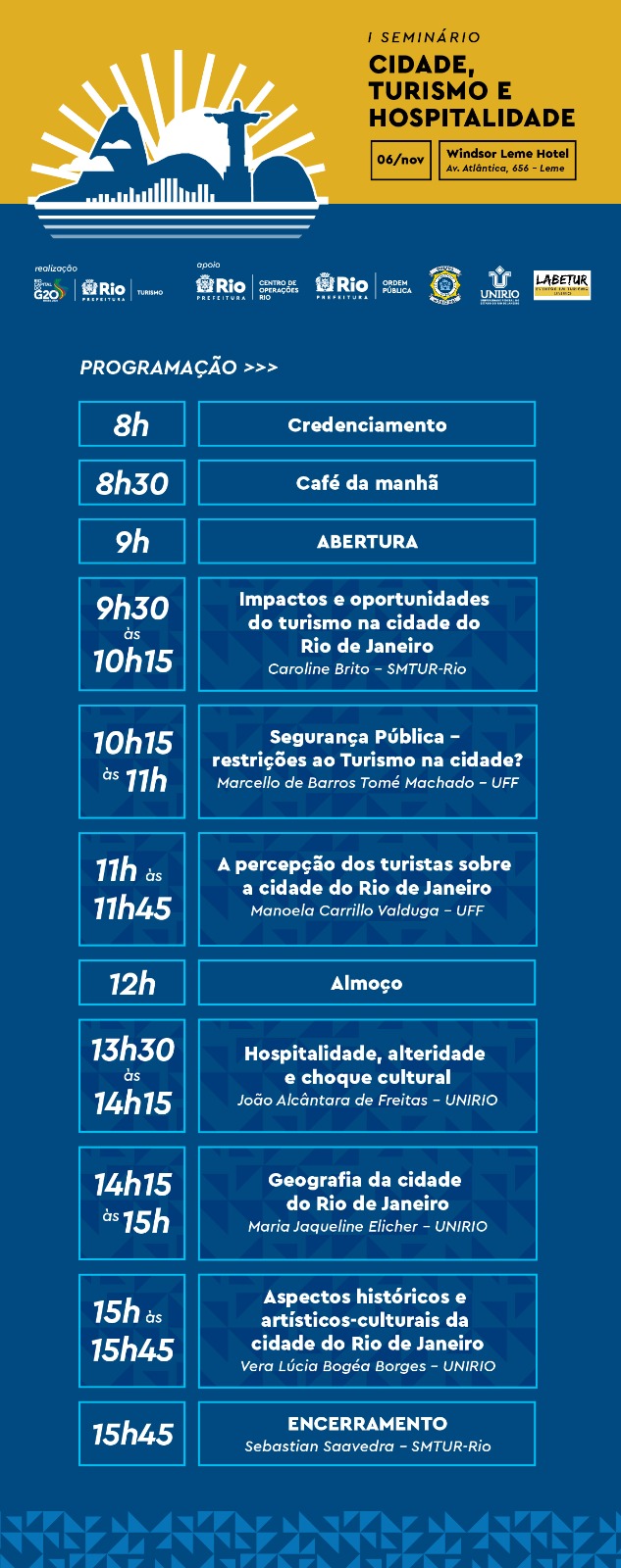 I Seminário Cidade, Turismo e Hospitalidade