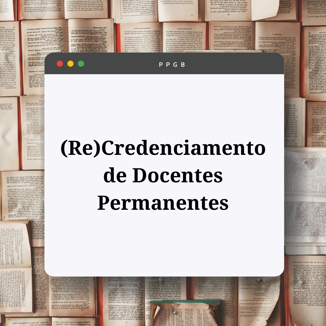 Atualização do Cronograma | (Re)Credenciamento de Docentes Permanentes