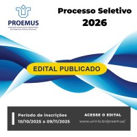 Publicado o Edital de Seleção para a Turma 2026