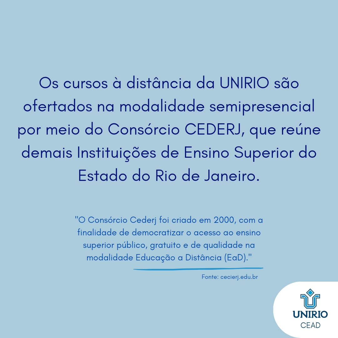 2 - Os cursos à distância da Unirio 