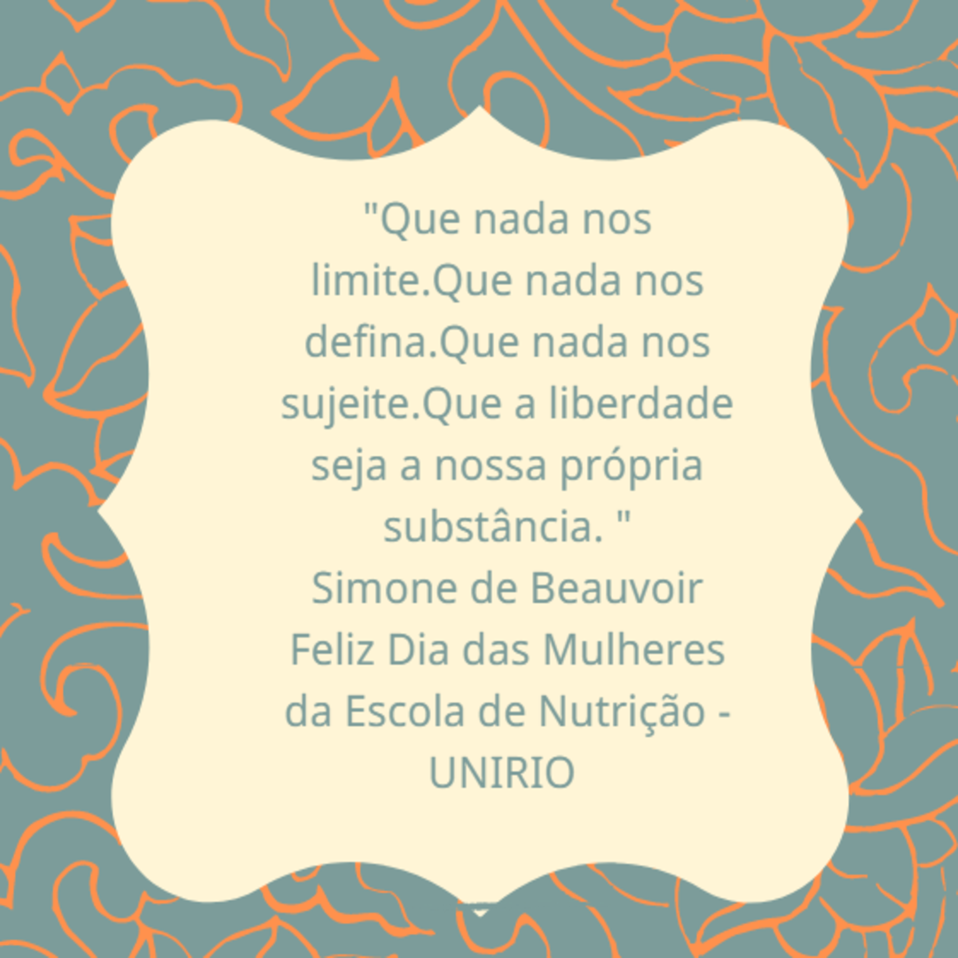 Feliz Dia das Mulheres