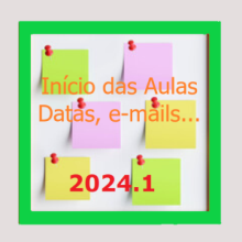 Inicio das Aulas 2024.1