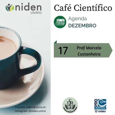 Café Científico Agenda de Dezembro de 2020
