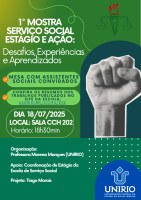 I Mostra de Estágio em Serviço Social da UNIRIO