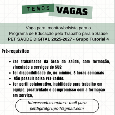 Cartaz Pet Saude 2026