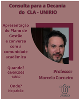 Consulta CLA: apresentação de propostas para a Decania do CLA no dia 08/06