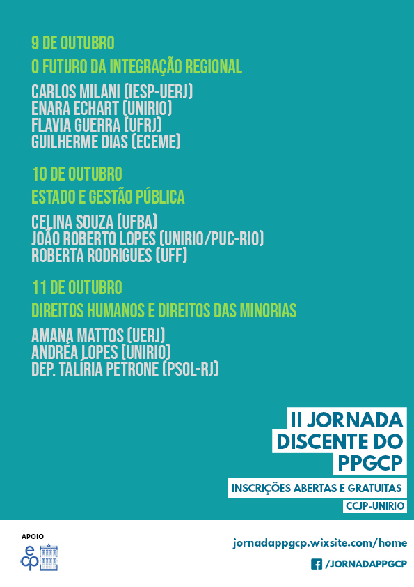 II Jornada Discente do PPGCP
