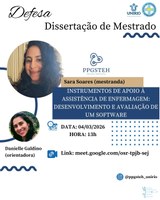 Defesa de produto da mestranda Sara Soares Ferreira da Silva