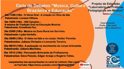 Ciclo de Debates Música e Educação