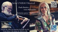 Estreia do vídeo Sonatas para Violino e Piano na Série UNIRIO Musical 2020