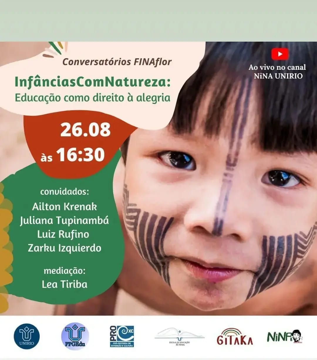 Conversatórios FINAflor - InfânciasComNatureza - 26/08/2021