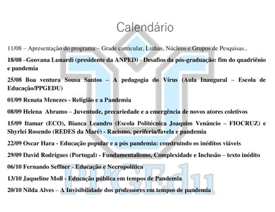 Calendario Curso Calendario Curso